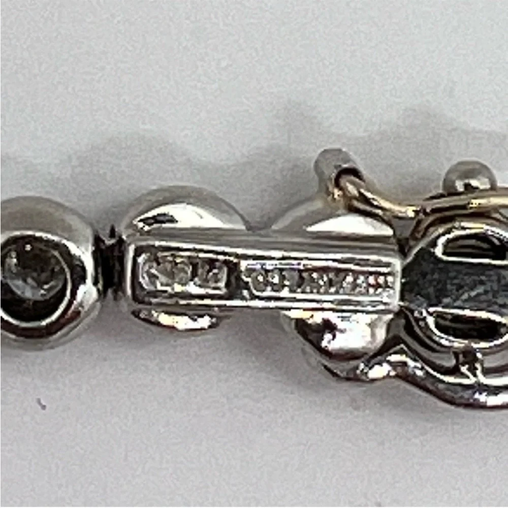 Tiffany & Co. Diamond Tennis Necklace in Platinum, '5.50 CTW' - Picture 6 of 11